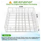 $102 W10161215 Whirlpool Dishwasher Rack, 20.5' D x 20.5' W x 6' H