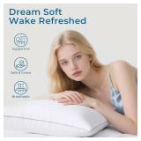 Sasttie Pillows Set of 2, Full Size, Oeko-Tex, Down Alternative