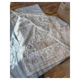 $170 AMOAMI Area Rug 9x12 - Soft Beige Non-Slip Washable Living Room