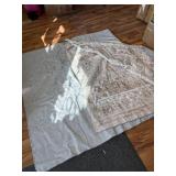 $170 AMOAMI Area Rug 9x12 - Soft Beige Non-Slip Washable Living Room