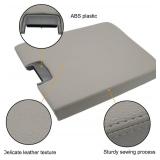 NHILES Center Console Lid Kit with Latch Replacement (Light Gray)