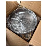 $122 Chafing Dishes for Buffet 4 Pack 6QT Round Stainless Steel Set