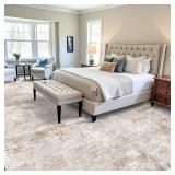$255 Washable Abstract Area Rug 12x15 - Non-Slip Indoor Carpet