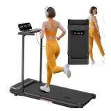 HevGlrm Treadmill for Home Workouts, 3.5HP Walking Pad with LED