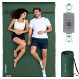 $140 2-Person Camping Sleeping Pad with Pump, 3.15in Thick, Pillow