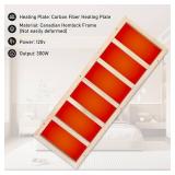 $190 300W Infrared Sauna Heater 120V Carbon Fiber Heating Plate