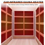 $190 300W Infrared Sauna Heater 120V Carbon Fiber Heating Plate