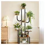 $60 joyhalo 9-Tier Plant Stand with Grow Lights, 65' Tall