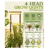 $60 joyhalo 9-Tier Plant Stand with Grow Lights, 65' Tall