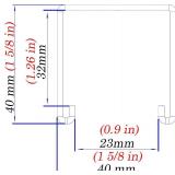 SKTREX 5 ft Strut Channel Trolley Track, 1-5/8' H, U-Channel