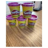 Play-Doh Purple Modeling Compound, 3 oz Can (5 Jars)