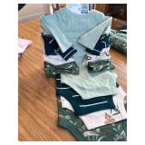 Members, Mark, baby organic cotton bodysuits four pack newborn