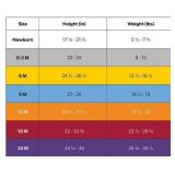 Members Mark baby organic cotton bodysuits four pack 18 months