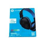 JLab JBuddies Pro Wireless Headphones, Blue/Black.