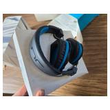 JLab JBuddies Pro Wireless Headphones, Blue/Black.