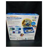 Learning Resources STEM Explorers Pixel Art Challenge - Math Puzzles, Pattern Blocks, Sensory Bin, Arts and Crafts, Math Manipulatives, Building Toys, Montessori - Retail: $11
