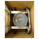 Loyoda Drop Arm Bedside Commode, Commode with Padded Seat and Backrest, 500lbs Capacity, 5.81QT Removable Bucket, Adjustable Height Portable Toilet for Adults, Beige - Retail: $110