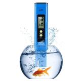 PH Meter, 0.01 High Accuracy Pocket Size with 0-14 PH Testing Range PH Tester, Digital PH Meter for Water, Water Tester for Hydroponics, Drinking Water and Pool - Retail: $11