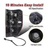 Halogen Tail Lights Includes Bulb and Harness Compatible with 2019 2020 2021 2022 2023 Ford Ranger Original Model Taillight Rear Brake Lamp OE:KB3Z13405F(2019-2022 Halogen Type, Left Driver Side) - Re