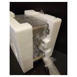 Neretva Espresso Machine, 15 Bar Espresso Coffee Machine with Visible Pressure Guage Professional Espresso Maker with Milk Frother & Stainless Steel for Home Barista Latte and Cappuccino Maker-Silver 