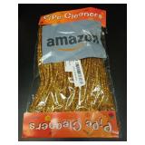 ZXIIXZ Craft Pipe Cleaners, 100pcs Supplies for Home DIY Handmade Arts, Glitter Pipe Cleaners for Festivals DIY Decorations/Glitter Gold - Retail: $13