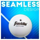 Franklin Sports 57100 1 Star Table Tennis Balls (Pack of 6), 38 mm - Retail: $13