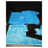 RelaxCoo XXL Knee Ice Pack Wrap Around Entire Knee After Surgery, Reusable Gel Ice Pack for Knee Injuries, Large Ice Pack for Pain Relief, Swelling, Knee Surgery, Sports Injuries, 2 Pack Blue - Retail