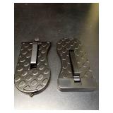 HBXJGS Car Door Step 2 Pack Foldable Roof Rack Car Step Aluminum Door Step for Car Roof Access Suitable for Most Cars, SUVs, and Trucks (Black) - Retail: $75