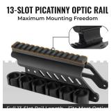 GOTICAL Side Saddle Shotgun Shell Holder V2 | Compatible with Mossberg 500/590/Maverick 88/Shockwave Series Shotguns 12 Ga 6-Shell Holder | Magazine-Pouches - Retail: $35