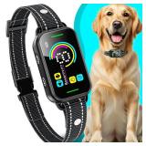 Dog Bark Collar, DINJOO Bark Collar for Large Medium Small Dogs,Smart Barking Collar,Rechargeable Anti Barking Training Collar with 8 Adjustable Sensitivity,Bark Shock Collar with Beep - Retail: $37