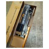 WORKESS 4 in 1 Roller Stand, Stable 440 Lbs Load Capacity with Saw Horses, V-Shaped, Multi-Directional Rollers & Outfeed Roller, Adjustable Height 33â- 50â, Folding for Woodworking - Retail: