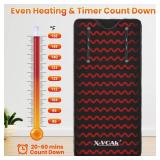 X-Vcak Sauna Blanket, Sauna, Portable Sauna for Home, 86-158â, 20-60 Minutes Timer, 6 ft x 2.62 ft - Retail: $86