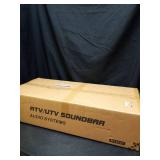 Ehaho 2.1CH Stereo UTV Sound Bar (Subwoofer) and Speakers, 26 Inch Bluetooth ATV Soundbar with RGB Lights, Waterproof Golf Cart Speakers, Marine Sound bar Compatible with SXS Polaris RZR Can-Am - Reta