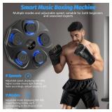 TGLLM Music Boxing Machine, Interactive Punching Trainer with Boxing Gloves, Large Size Wall Mounted Electronic Boxing Target for Adult Kids, 9 Modes & 9 Speeds - Retail: $90