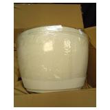 montresor 12/10/8 Inch Self Watering Pots for Indoor Plants Plastic Large Pot for Outdoor Plants, Water Level Window & Spacious Reservoir Flower Pots Decorative Planter with Drainage and Tray (White) 