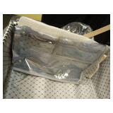 UNIWALKER Vintage Luggage Set of 3, Retro Spinner Trunk with Combo Lock for Women, Cute Designer Travel Suitcase Set with Train Case (26\"+20\"+12\", grid) - Retail: $400