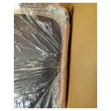 Mrs  Woods Events Dining  Chairs with Metal W/Brown Leather Armrests, Black - Retail: $84