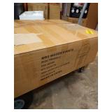 Mrs  Woods Events Dining  Chairs with Metal W/Brown Leather Armrests, Black - Retail: $84