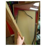 OLIXIS Arched Full Length Mirror for Bedroom, 68\"x26\" Full Body Mirror with Stand, Hanging or Leaning for Wall, Aluminum Alloy Thin Frame Floor Standing for Living Room, Long, Black - Retail: $120