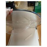 FORBATH Arched Wall Mirror 40\"x48\", Large Arch Bathroom Mirror Black Aluminum Wide Frame for Decor Dresser Mirror for Bedroom Living Room Entryway, Hanging or Leaning Against Wall - Retail: $189