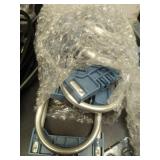 PBD Digital Outdoor TV Antenna, 150 Miles Range, 360Â° Rotating Directional Motor with Remote Control, Dual TV Support, Mounting Pole, 40FT RG6 Cable, UHF/VHF Reception - Retail: $60