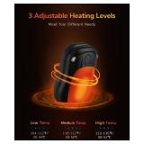 Hand Warmers Rechargeable, MKG 2 Pack Electric Handwarmers with 24Hrs Long Lasting and 3 Levels Quick Heating, Portable Pocket Hand Heater, Women Men Winter Gift for Hunting, Golf, Camping (Orange) - 