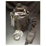 MEZMUT 64oz Insulated Water Bottle with Paracord Handle,Half Gallon Water Bottle Jug with Straw & Spout Lids,Stainless Steel Sport Thermo Water Jug Leak-proof Keep Cold Hot for Outdoor Camping Hiking 