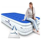 EnerPlex Twin Air Mattress with Built-in Pump - 16 Inch Double Height Inflatable Mattress for Camping, Home & Portable Travel - Durable Blow Up Bed with Dual Pump - Easy to Inflate/Quick Set Upï»¿ 