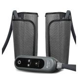 QUINEAR Air Compression Leg Massager for Circulation & Pain Relief, Calf Massagers with 2 Modes & 3 Intensities, Sequential Compression Device (SCD) for RLS, Edema, FSA-HSA - Ideal Gift - Retail: $59