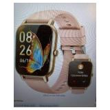 Mindimp Smart Watches for Men Women(Answer/Make Call), Fitness Tracker Watch with Activity Counter/Sleep Monitor/ 110+ Sports Modes,Smart Watch for Android iPhone iOS Compatible (Pink, 1.83) - Retail: