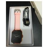 Mindimp Smart Watches for Men Women(Answer/Make Call), Fitness Tracker Watch with Activity Counter/Sleep Monitor/ 110+ Sports Modes,Smart Watch for Android iPhone iOS Compatible (Pink, 1.83) - Retail: