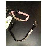 EXPAWLORER Soft Velvet Safe Cat Collars for Girl Cats -2 Pack Rhinestones Bling Diamante Adjustable Collars Breakaway- Chirstmas Cat Clollar Gifts with Bells for Boy Cats Kitty and Small Dogs - Retail