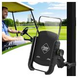 Roykaw Golf Cart Phone Mount Holder Compatible with iPhone/Galaxy/Google Pixel- Fit for EZGO Club Car Yamaha and Most Other Golf Cart Models,Upgrade Quick Release - Retail: $25