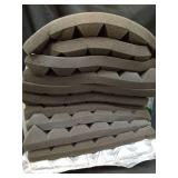 -12 x 12 x 2 Inches Pyramid Designed Acoustic Foam Panels, Sound Proof Foam Panels Black, High Density and Fire Resistant Acoustic Panels, Sound Panels, Studio Foam for Wall and Ceiling - Retail: $30